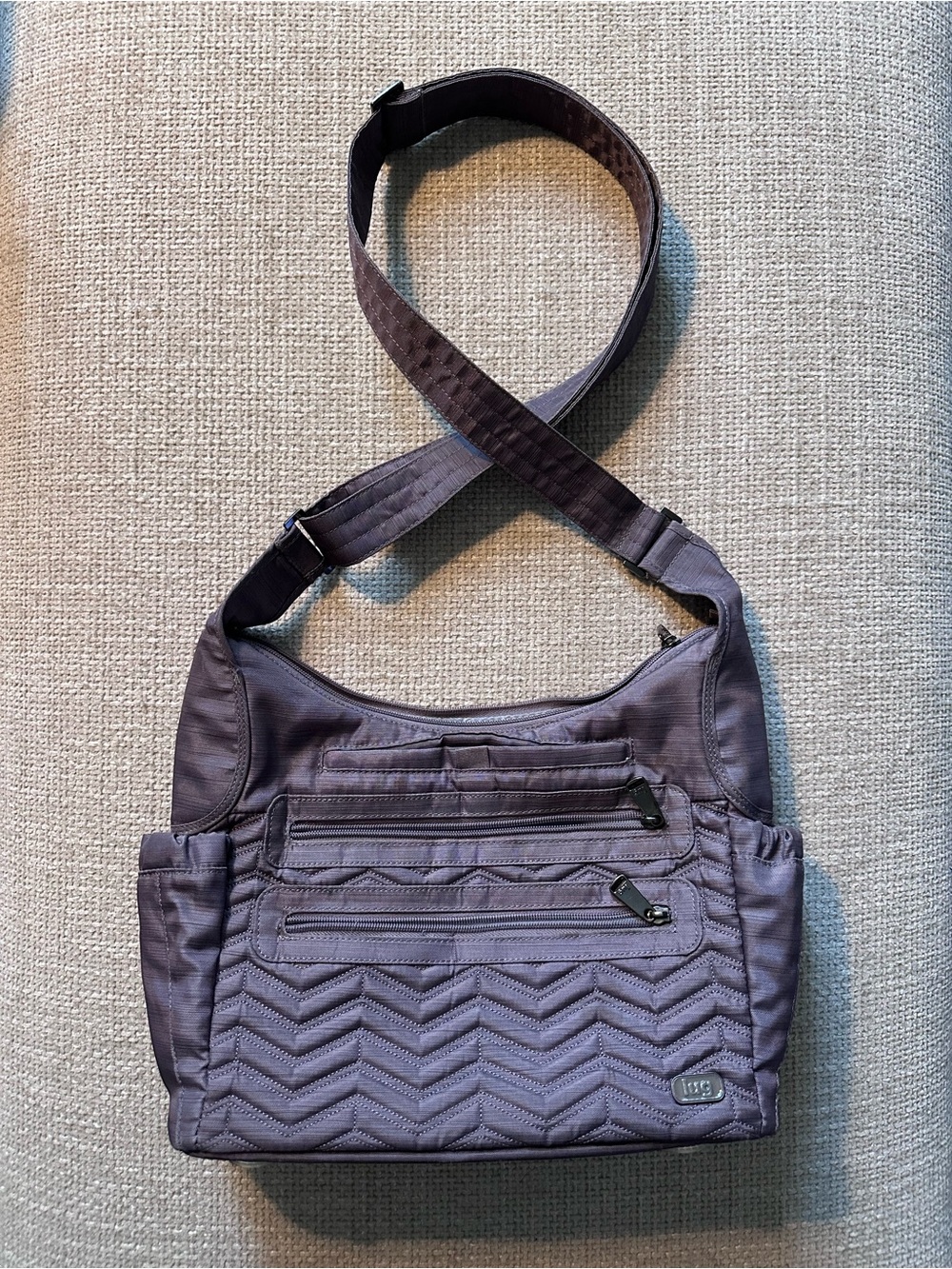lug “Camper” Quilted Crossbody Bag